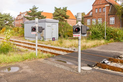 Nyt varslingsanlæg ved perronovergang på Tønder station