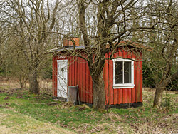 Kolonnehus mellem Grindsted og Kolstrupgård/Filskov