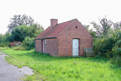 Kolonnehus ved Fiskebæk station
