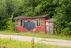 Kolonnehus ved Herfølge station